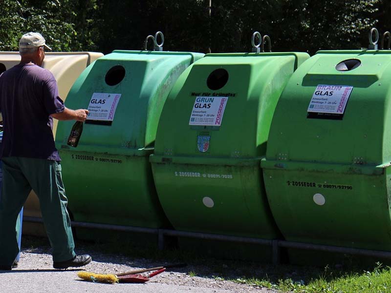 Umweltschutz Recycling Mülltrennung Campingpark Erfurt Thueringen